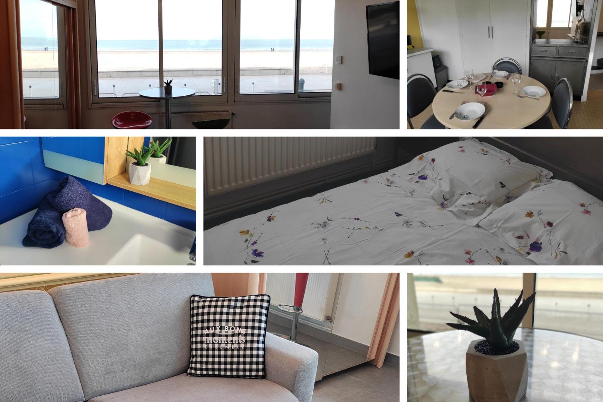 Malo-Les-Bains Rdc Avec Terrasse Privee En Face De La Mer 敦刻尔克 外观 照片